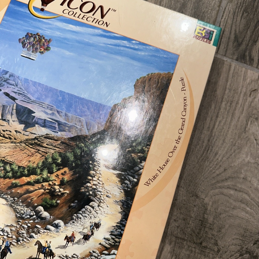 Buffalo Games Signature 1000 Puzzle Series White House Over the Grand Canyon NIB - Picture 2 of 8